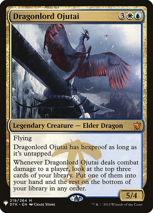 Dragonlord Ojutai (Mystery Booster) Near Mint