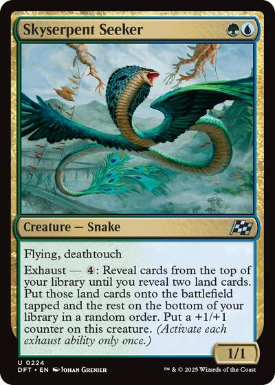 Skyserpent Seeker (Aetherdrift) Near Mint Foil