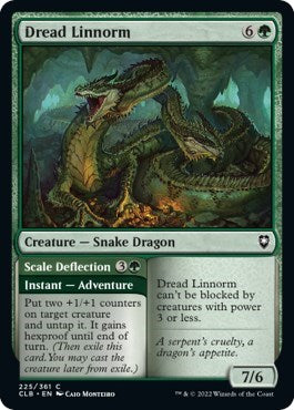 Dread Linnorm (Commander Legends: Battle for Baldur's Gate) Light Play Foil