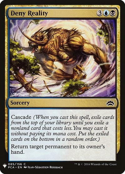 Deny Reality (Mystery Booster) Light Play