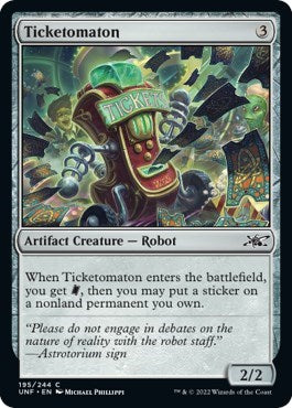 Ticketomaton (Unfinity) Light Play Foil