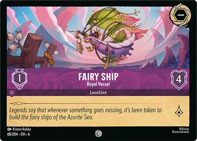 Fairy Ship - Royal Vessel (Azurite Sea) Near Mint