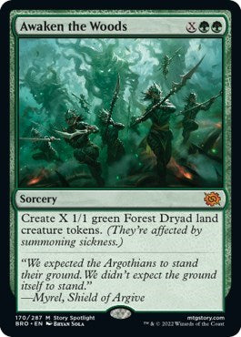 Awaken the Woods (The Brothers' War) Near Mint
