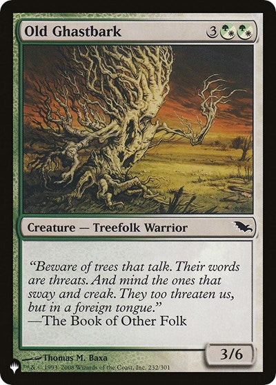Old Ghastbark (The List) Light Play