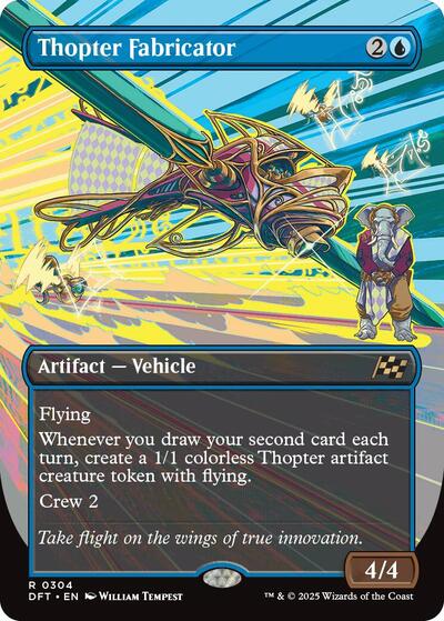 Thopter Fabricator (Borderless) (Aetherdrift) Near Mint