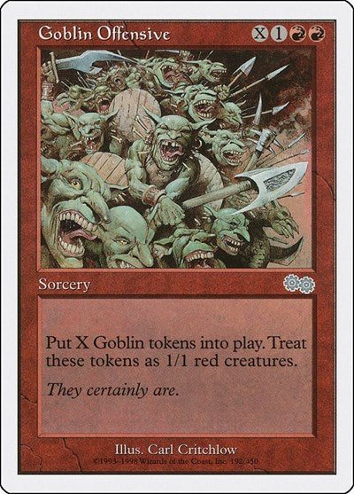 Goblin Offensive (Anthologies) Light Play