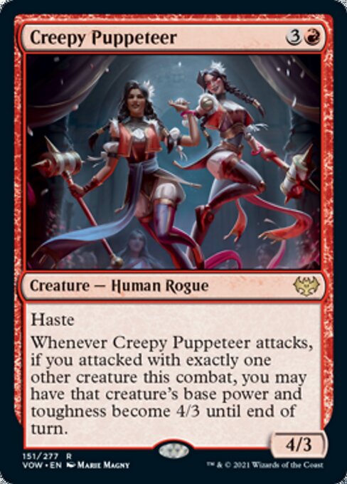 Creepy Puppeteer (Innistrad: Crimson Vow) Light Play Foil