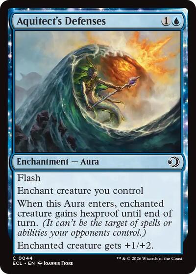 Aquitect's Defenses (Lorwyn Eclipsed) Near Mint Foil