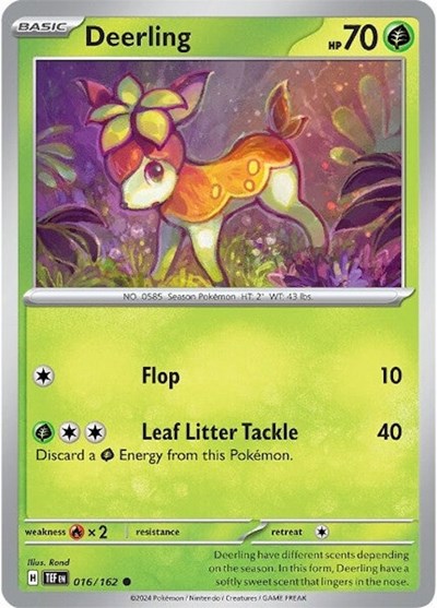 Deerling - 016 (SV05: Temporal Forces) Near Mint