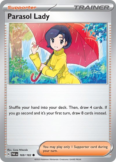 Parasol Lady (Scarlet and Violet: Paradox Rift) Near Mint Reverse Holofoil
