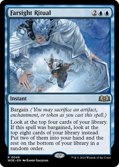 Farsight Ritual (Wilds of Eldraine) Light Play Foil