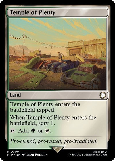 Temple of Plenty (Universes Beyond: Fallout) Light Play Foil