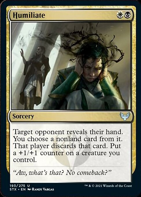 Humiliate (Strixhaven) Near Mint Foil