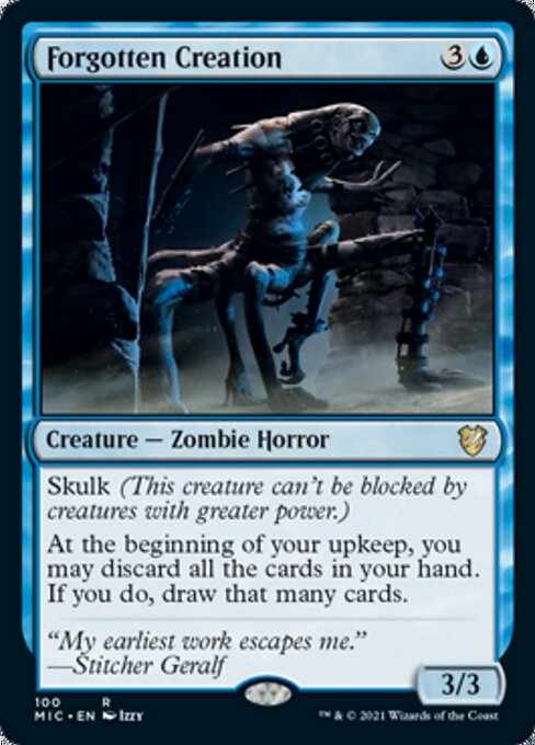 Forgotten Creation (Commander 2021 Midnight Hunt) Light Play