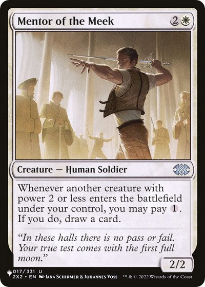 Mentor of the Meek (The List) Light Play