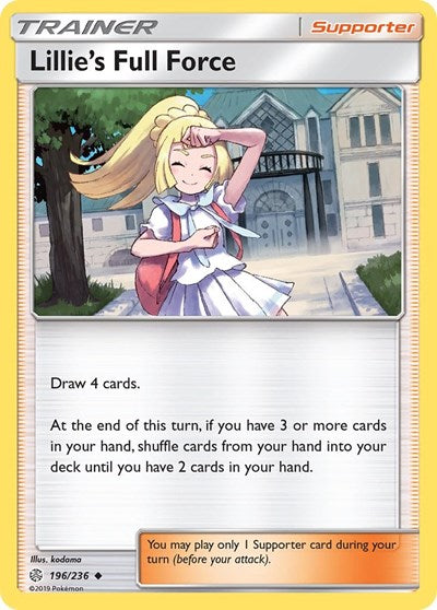Lillie's Full Force (SM - Cosmic Eclipse) Near Mint