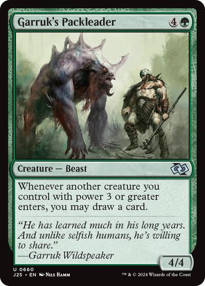 Garruk's Packleader (Foundations Jumpstart) Near Mint