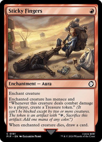 Sticky Fingers (Universes Beyond: Fallout) Light Play Foil