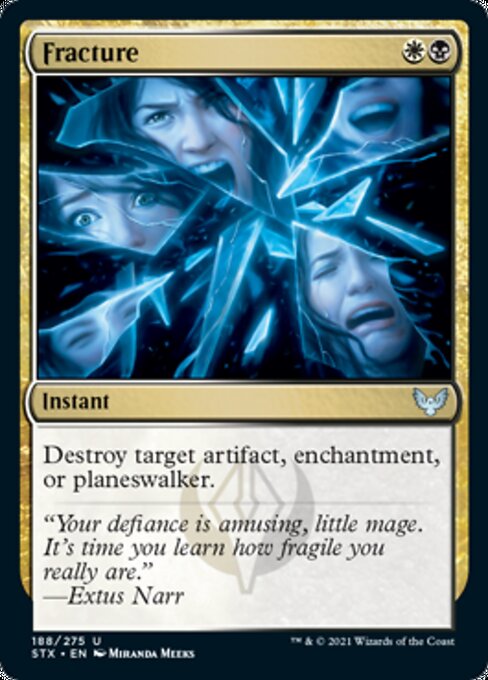 Fracture (Strixhaven) Near Mint Foil