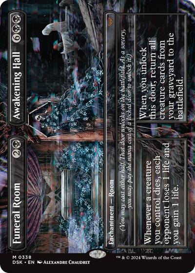 Funeral Room / Awakening Hall (Borderless) (Duskmourn: House of Horror) Near Mint