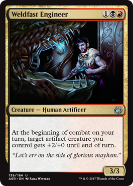 Weldfast Engineer (Aether Revolt) Light Play Foil