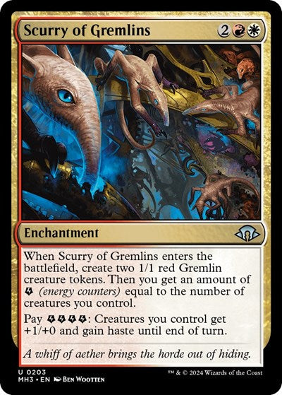 Scurry of Gremlins (Modern Horizons 3) Light Play Foil