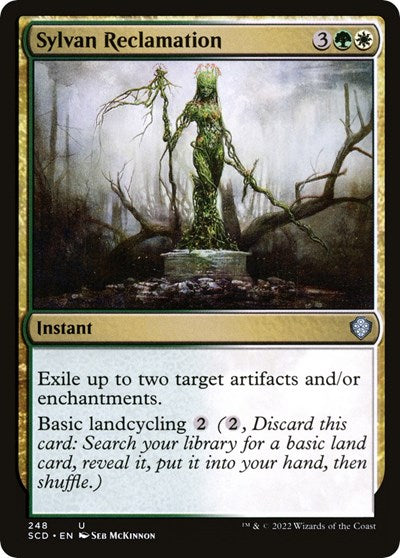 Sylvan Reclamation (Commander 2022 Starter Decks) Near Mint