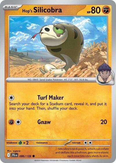 Hop's Silicobra (SV09: Journey Together) Near Mint Reverse Holofoil