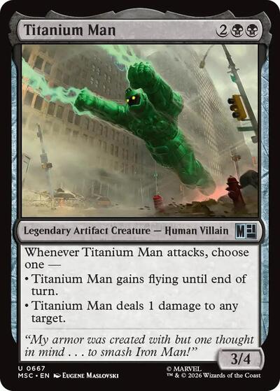 Titanium Man (Commander: Marvel Super Heroes) Near Mint