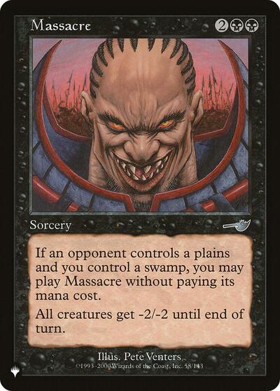 Massacre (The List) Near Mint