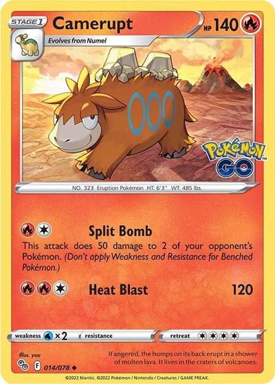 Camerupt (Pokemon GO) Near Mint