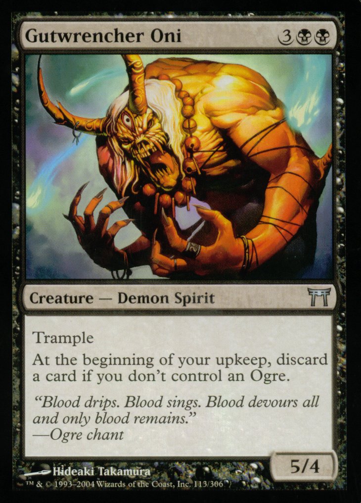 Gutwrencher Oni (Champions of Kamigawa) Light Play