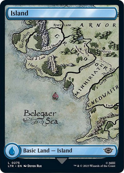 Island (0275) (Universes Beyond: The Lord of the Rings: Tales of Middle-earth) Near Mint