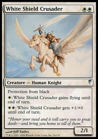 White Shield Crusader (Coldsnap) Light Play