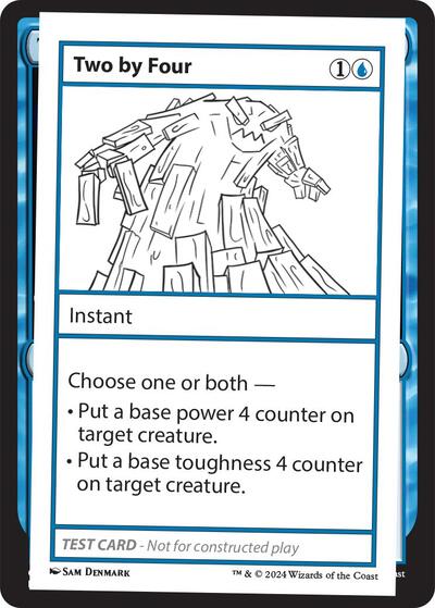 Two by Four (Mystery Booster 2 Playtest Cards) Near Mint