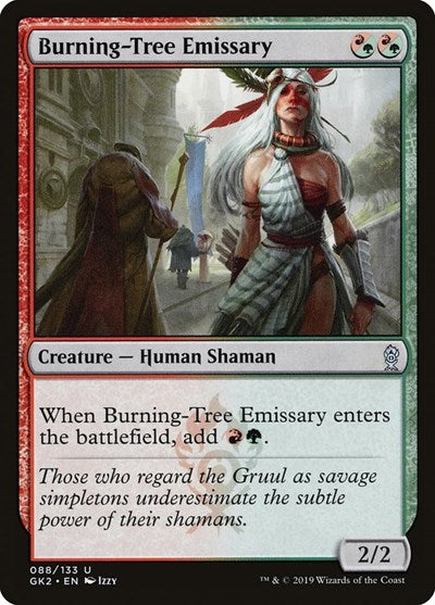Burning-Tree Emissary (Ravnica Allegiance: Guild Kits) Light Play
