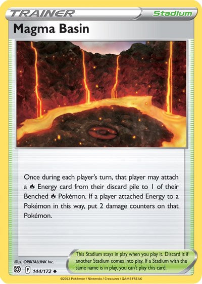 Magma Basin (SWSH09: Brilliant Stars) Near Mint