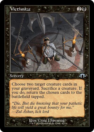 Victimize (Retro Frame) (Modern Horizons 3) Light Play Foil