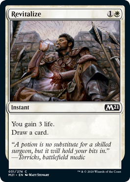 Revitalize (Magic 2021 Core Set) Near Mint Foil