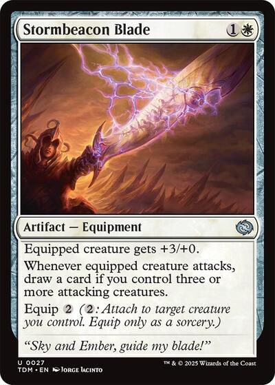 Stormbeacon Blade (Tarkir: Dragonstorm) Near Mint Foil