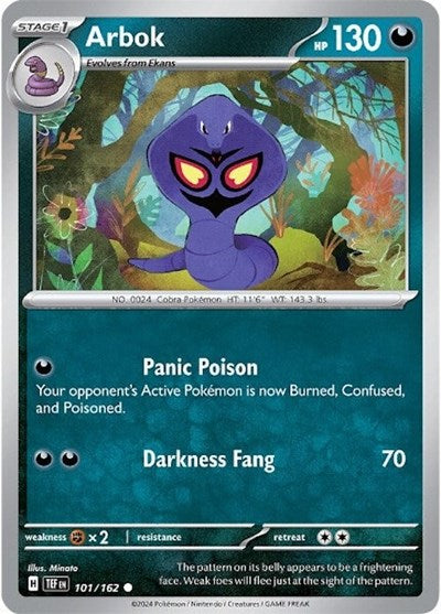 Arbok - 101 (SV05: Temporal Forces) Near Mint