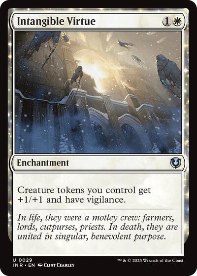 Intangible Virtue (Innistrad Remastered) Light Play Foil