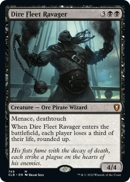 Dire Fleet Ravager (Commander Legends: Battle for Baldur's Gate) Near Mint