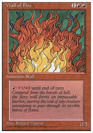 Wall of Fire (4th Edition) Light Play