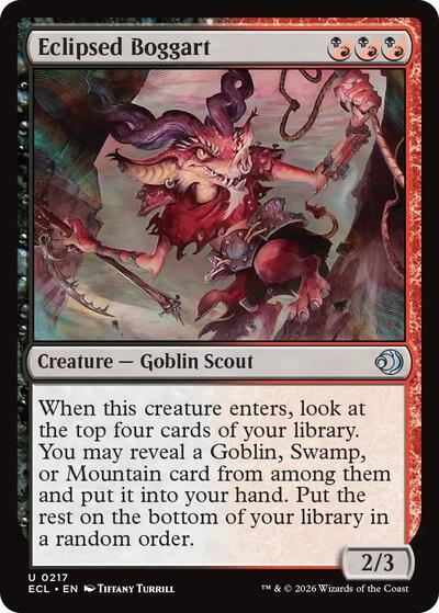 Eclipsed Boggart (Lorwyn Eclipsed) Near Mint
