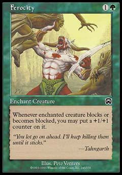 Ferocity (Mercadian Masques) Light Play