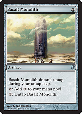 Basalt Monolith (Commander 2013 Edition) Light Play