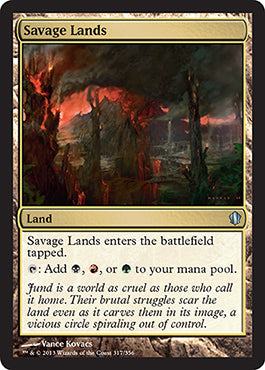 Savage Lands (Commander 2013 Edition) Light Play