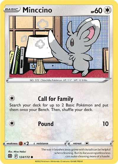 Minccino (SWSH09: Brilliant Stars) Near Mint