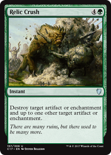 Relic Crush (Commander 2017) Light Play